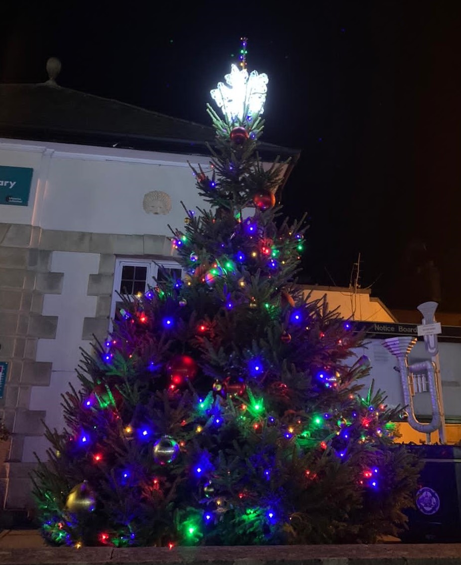 Town centre lights up with Otter-grown tree - Otter Garden Centres