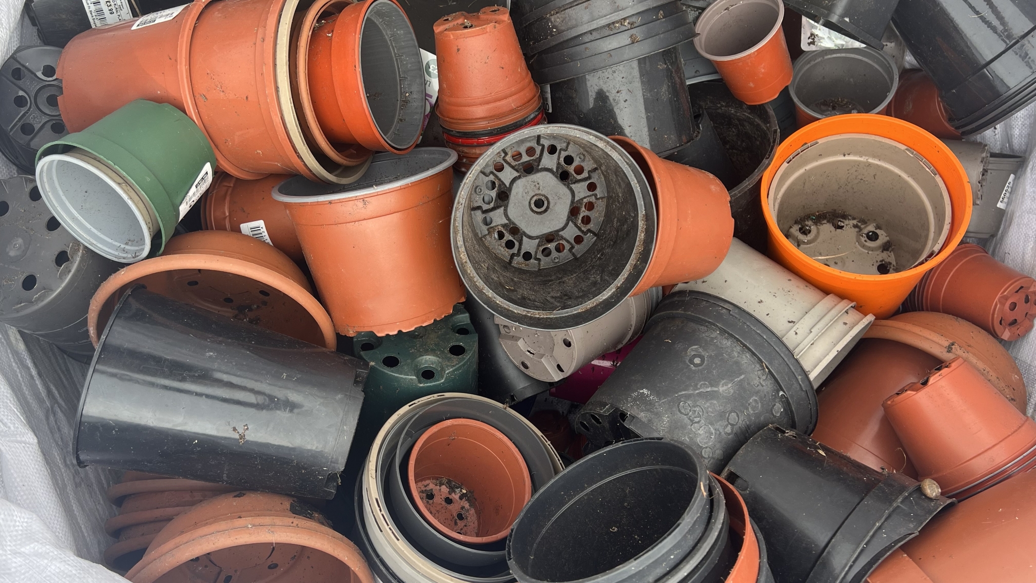 What happens to the plastic plant pots you bring for recycling? Otter